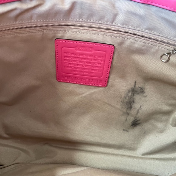 Pink Coach Bag - Picture 6 of 6